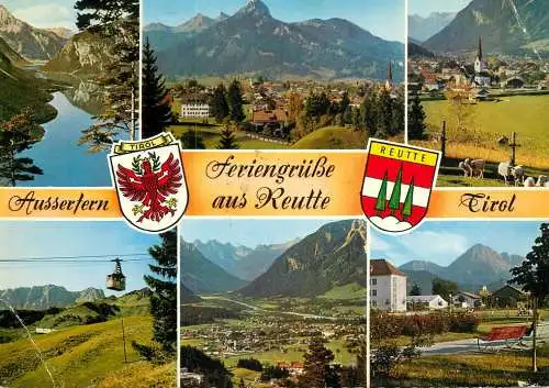 Austria Feriengrusse aus Reutte different views