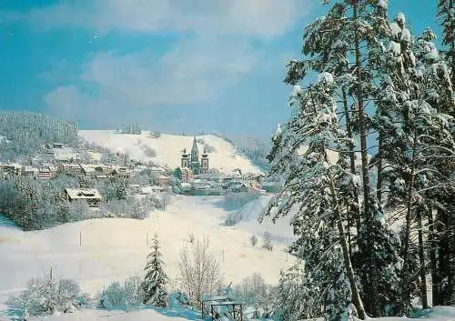 Austria Mariazell winter scenery