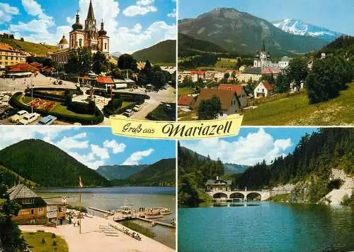 Austria Gruss aus Mariazell souvenir multi view
