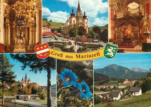 Austria Gruss aus Mariazell multi view