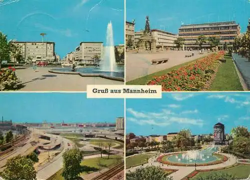 Germany Grusse aus Mannheim different views