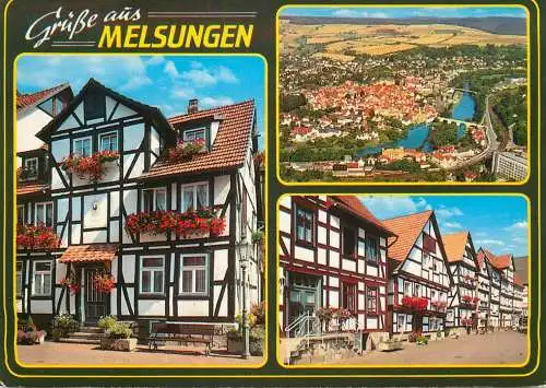 Germany Grusse aus Melsungen im Fuldatal multi view