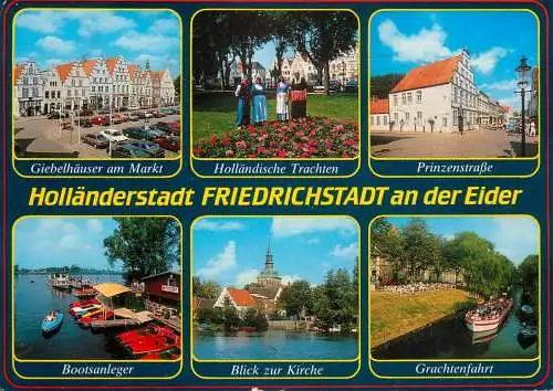 Germany Hollanderstadt Friedrichstadt an der Eider multi view