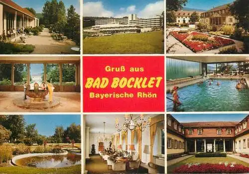 Germany Gruss aus Bad Bocklet Bayerische Rhon multi view