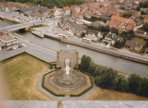 Belgium Diksmuide aerial monument