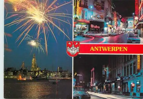 Belgium Antwerp fireworks