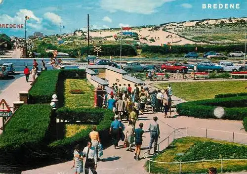 Belgium Bredene tunnel beach