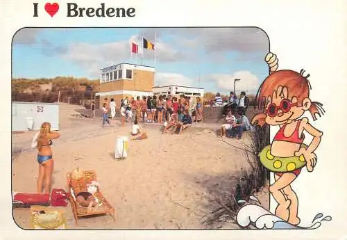Belgium Bredene beach