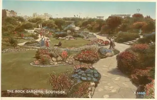 United Kingdom England Southsea rock gardens