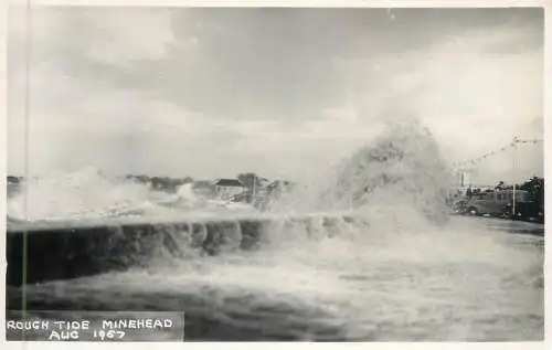 United Kingdom Minehead rough sea