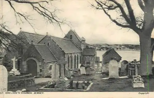 United Kingdom England Jersey St. Brelade's church