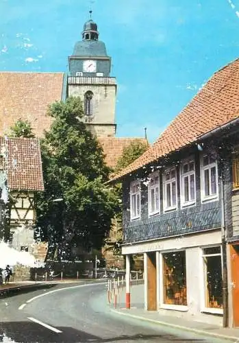 Germany Eisfeld Blick zur Kirche