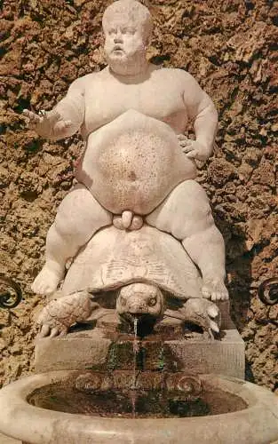 Italy Firenze Boboli gardens Bacchus' Fountain