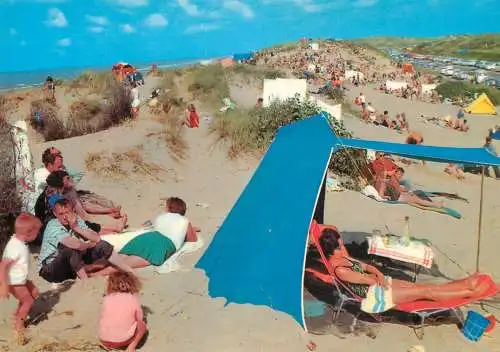 Belgium Bredene beautiful sand dunes