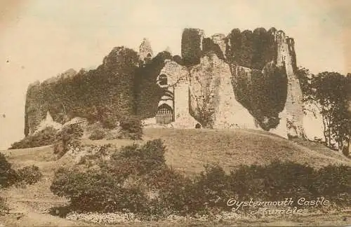 United Kingdom Swansea Mumbles Oystermouth castle