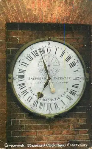 United Kingdom England Greenwich standard clock royal observatory