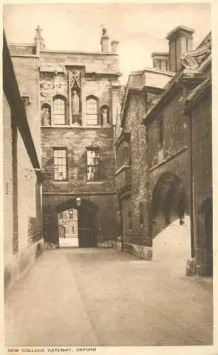 United Kingdom England Oxford new college gateway