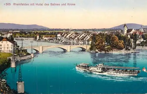 Switzerland Rheinfelden mit Hotel des Salines
