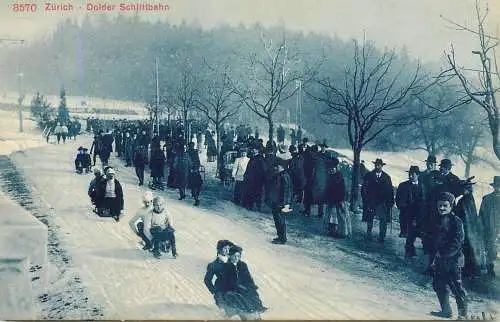 Switzerland Zürich dolder schlittbahn