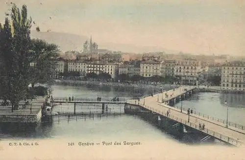Switzerland Genève pont des Bergues