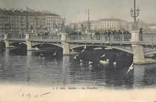 Switzerland Genève pont du Mont Blanc