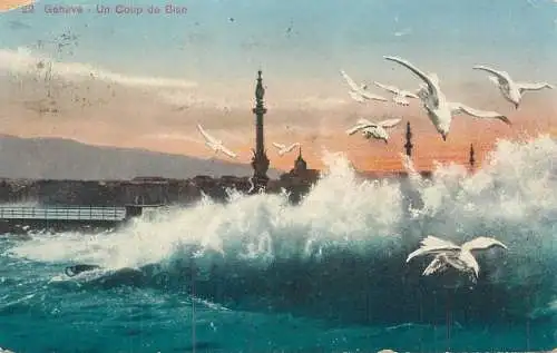 Switzerland Genèveun coup de Bise