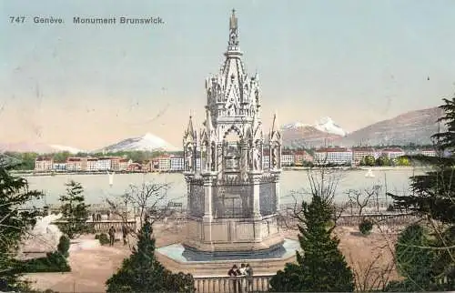 Switzerland Genève monument Brunswick