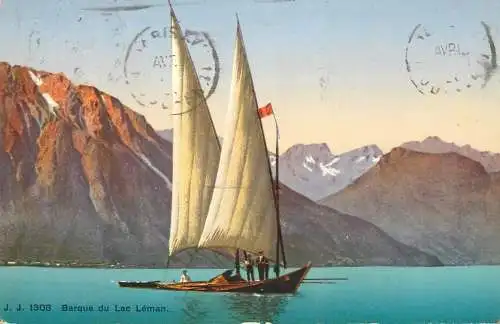 Switzerland Leman lake yacht