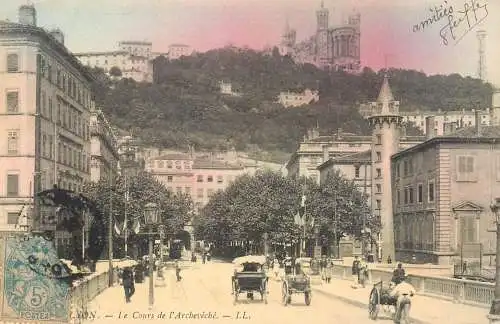 France Rhône Lyon le cours de l'Archeveche