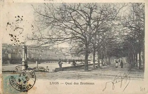 France Rhône Lyon quai des Brotteaux