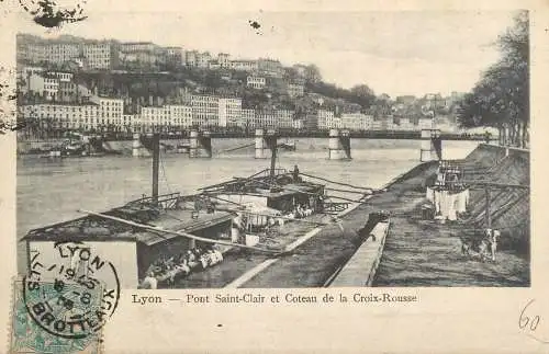 France Rhône Lyon Pont Saint Clair