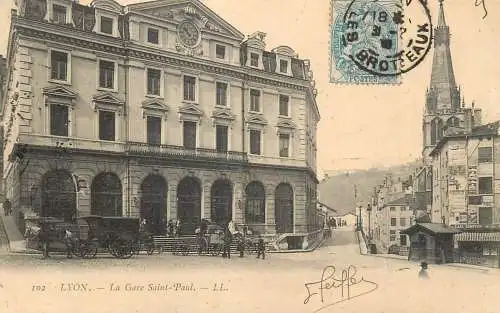 France Rhône Lyon le gare Saint Paul