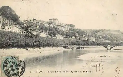 France Rhône Lyon cours d' Herbouville