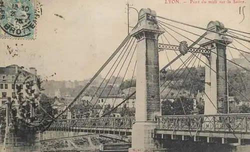 France Rhône Lyon pont du midi sur Saone