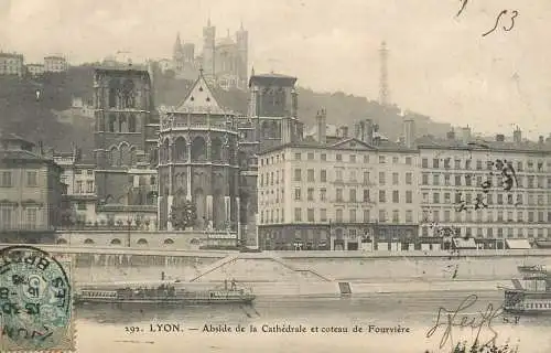 France Rhône Lyon coute de Fourviere