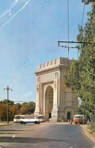Romania Bucuresti Arcul de Triumf