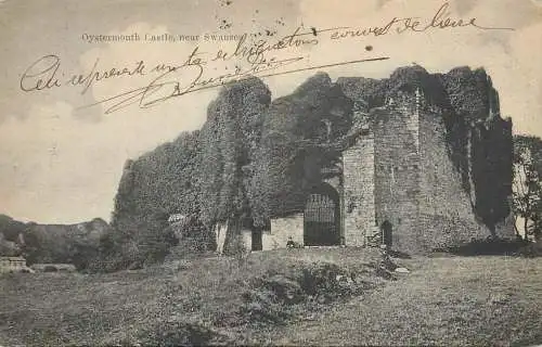 United Kingdom Wales Swansea Oystermouth castle