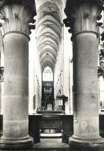 France Semur-en-Auxois (Cote d'Or) Collegiale Notre Dame vue interieure