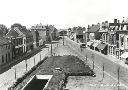 Belgium Zelzate Kanaalstraat and station