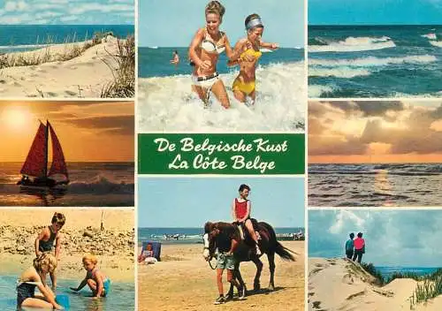 Belgium seaside littoral types and scenes