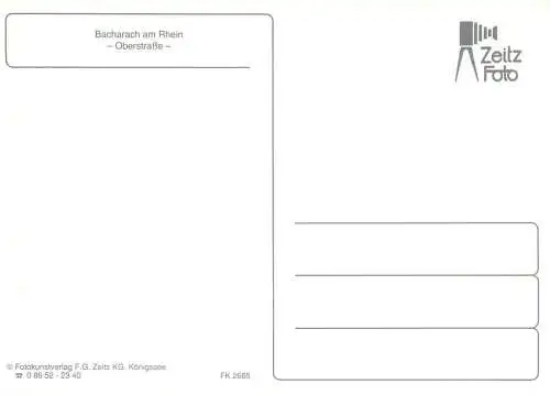 Germany Bacharach am Rhein Oberstrasse