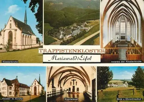 Germany Trappistenkloster Mariawald bei Heimbach Eifel multi view