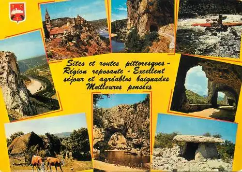 France Canyons de l'Ardeche different views