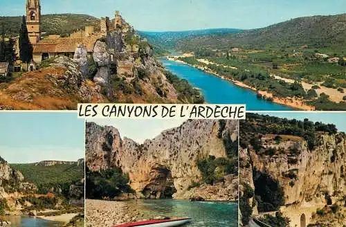 France Canyons de l'Ardeche several sights and sites