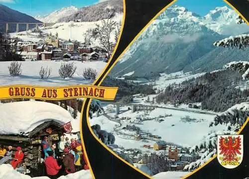 Austria Gruss aus Steinach Tirol Wintersport multi view