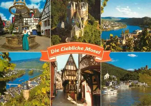 Germany Die liebliche Mosel different views