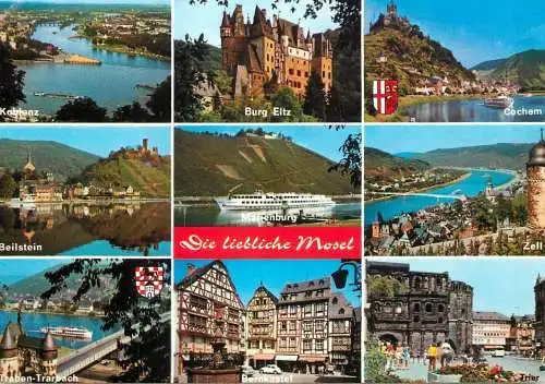 Germany Die liebliche Mosel several views souvenir von Koblenz bis Trier