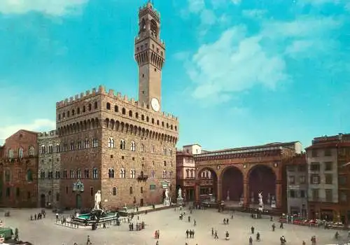 Italy Florence Signoria square