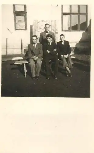 Anonymous persons group of men Romania