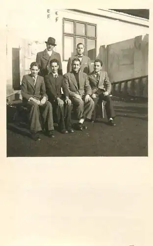 Anonymous persons group of men Romania